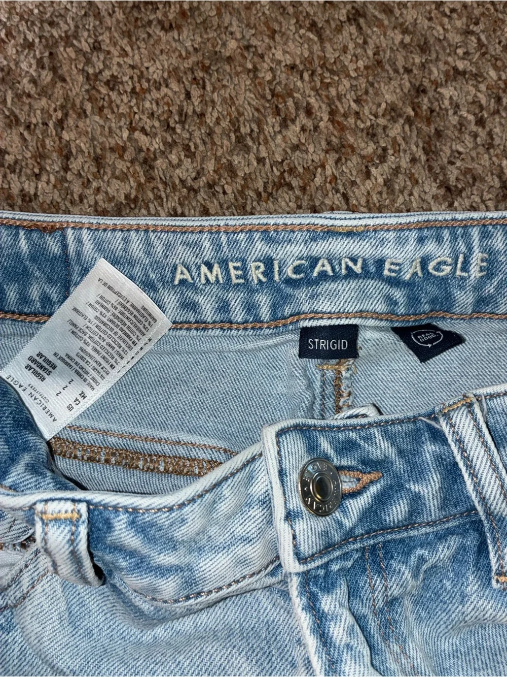 American Eagle Outfitters Light Blue Slim Skinny Jeans